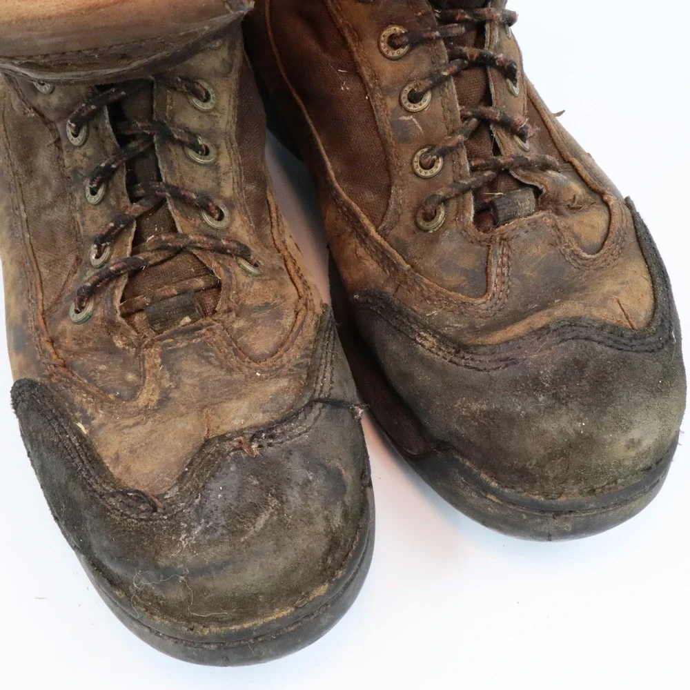 Danner Pronghorn‎ Hunting Boots Mens 11 Brown 8 Inch Leather 42282 with Cleats